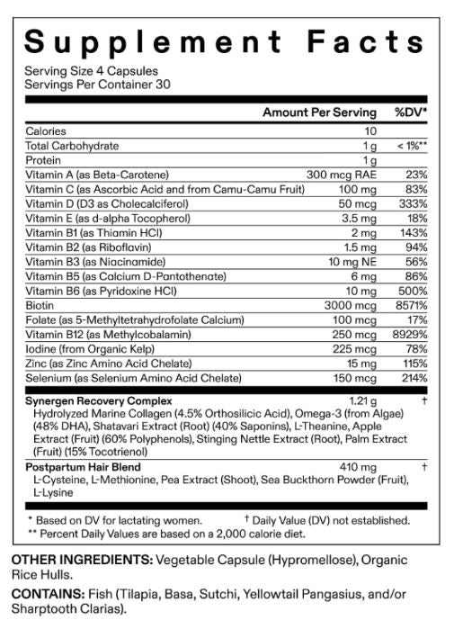 Nutrafol - Postpartum - 90 Day supply