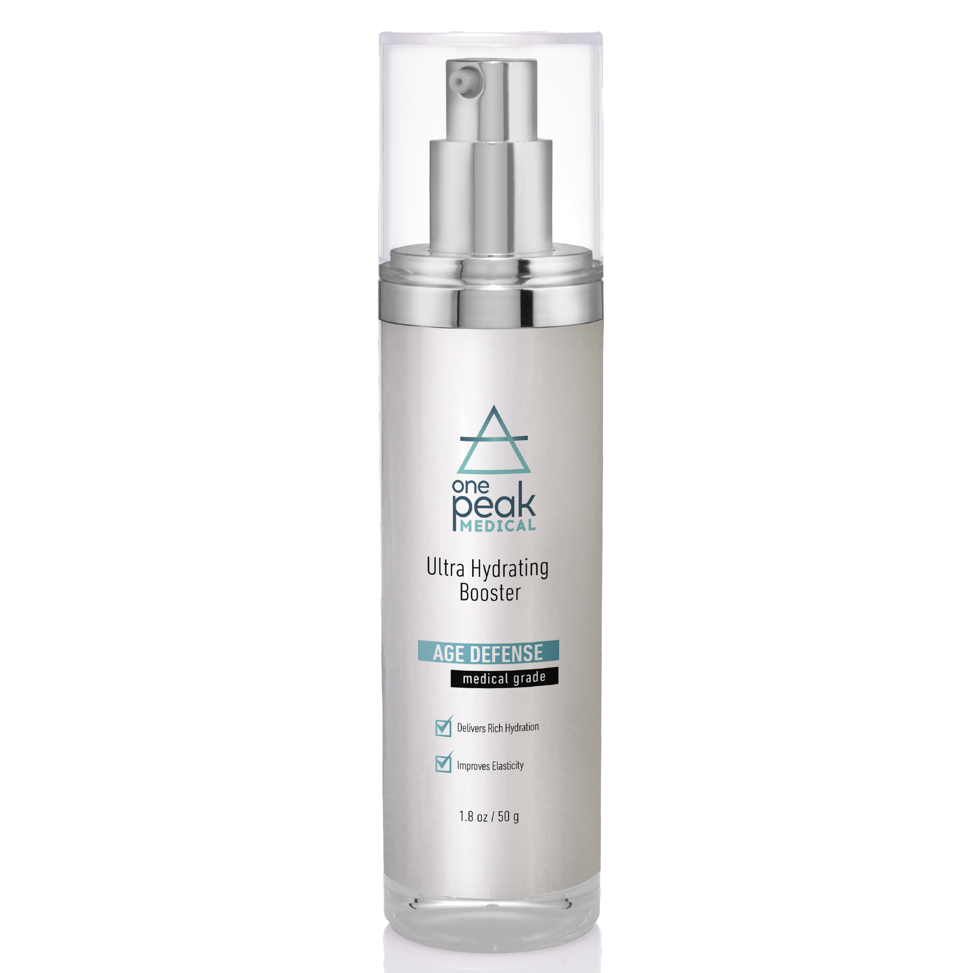 OnePeak Medical - Ultra hydrating booster skincare tall grey bottle