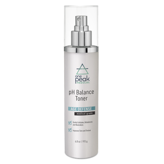 OnePeak Medical - pH Balance Toner in tall grey bottle