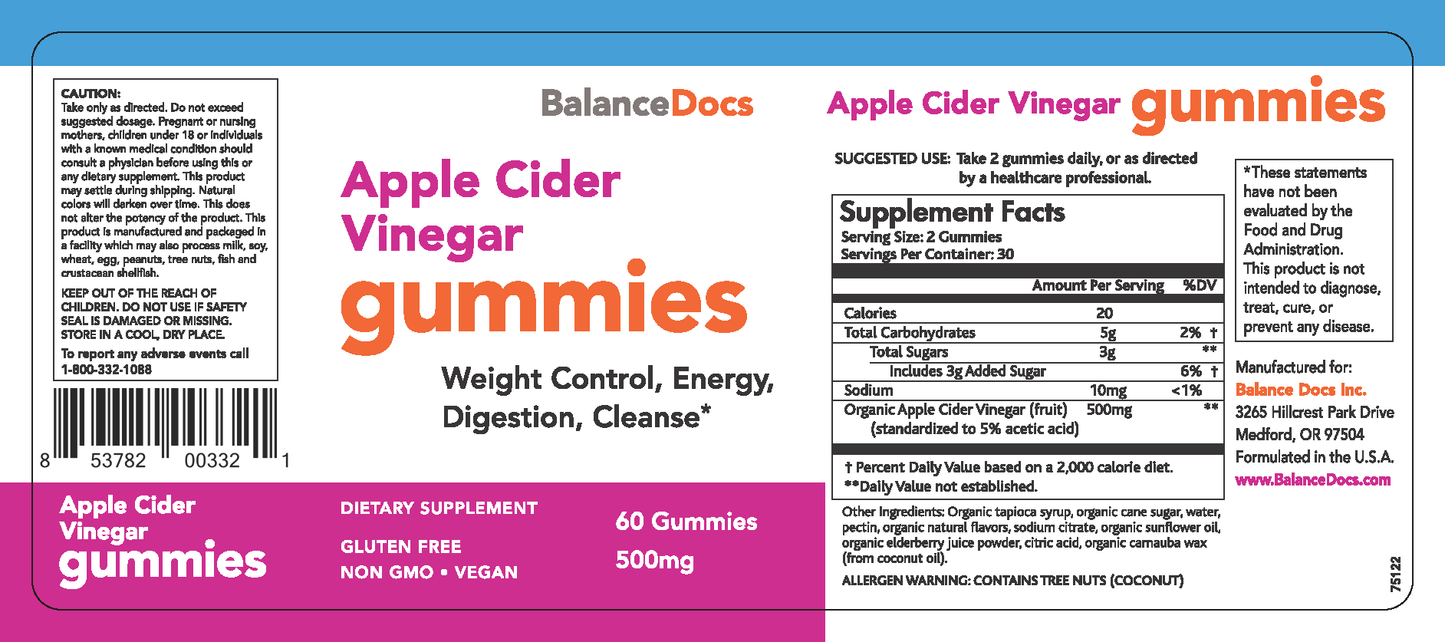 Apple Cider Vinegar (ACV) Gummies