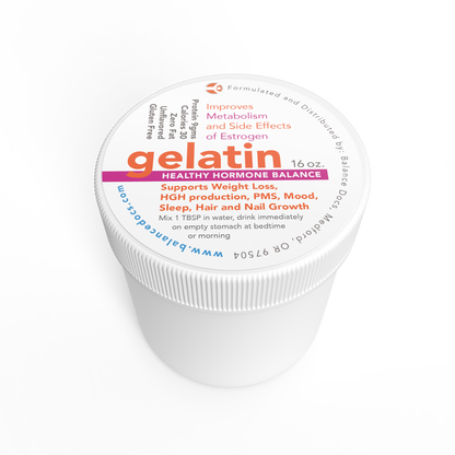 BalanceDocs - Gelatin supplement white container