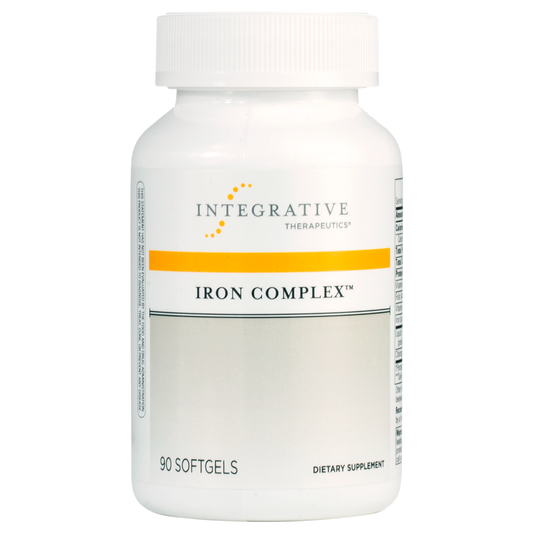 Integrative Therapeutics - Iron complex supplement white bottle