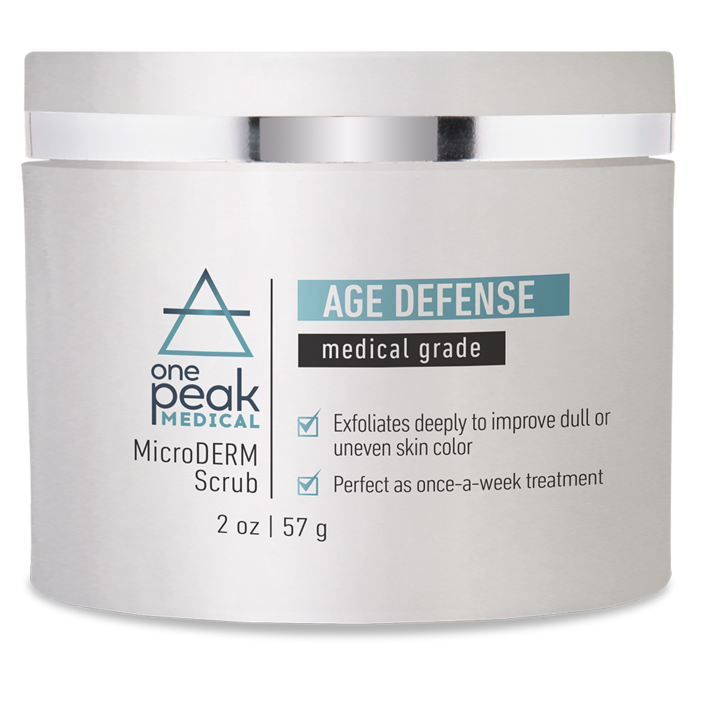OnePeak Medical - microderm scrub grey tub