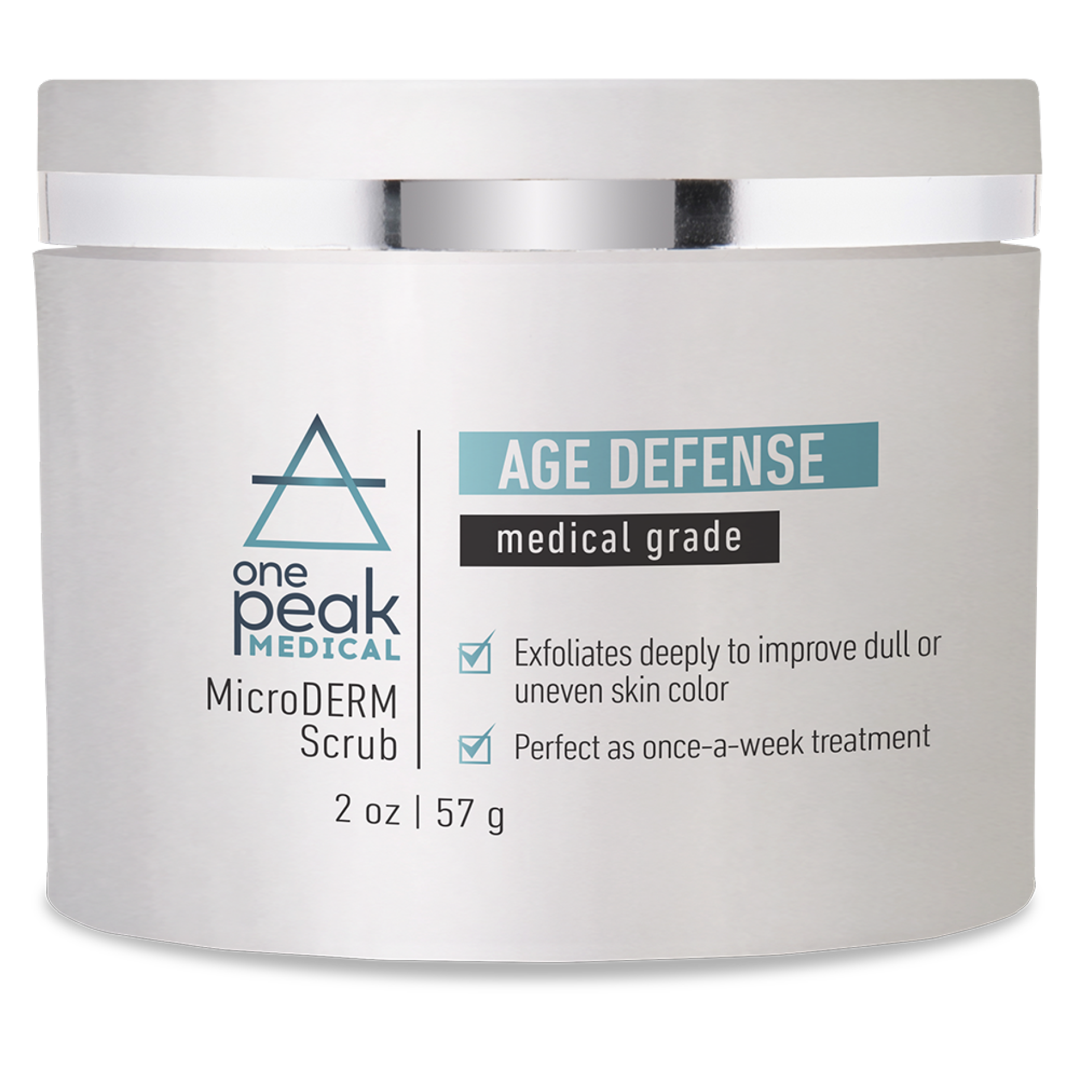 OnePeak Medical - microderm scrub grey tub