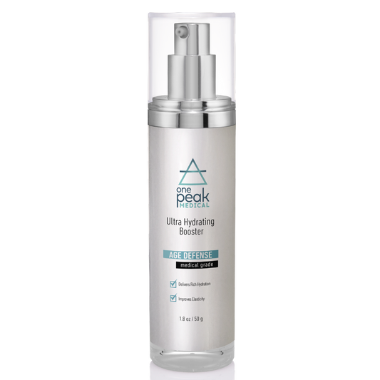 OnePeak Medical - Ultra hydrating booster skincare tall grey bottle