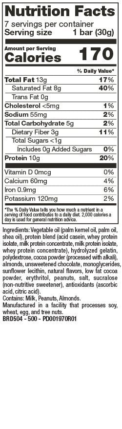 Chocolate creme nutrition facts