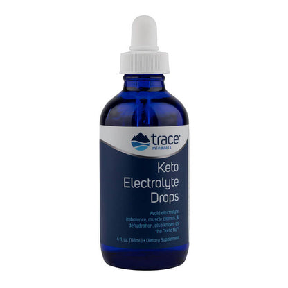 Trace Minerals - Keto electrolyte drops blue bottle